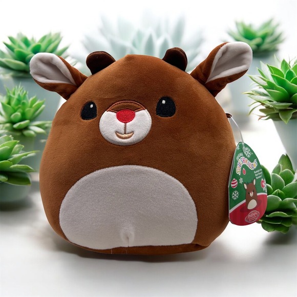 Squishmallows Other - Squishmallows Rudolph the Red Nosed Reindeer Plush Toy 8 Inch Brand New Holiday